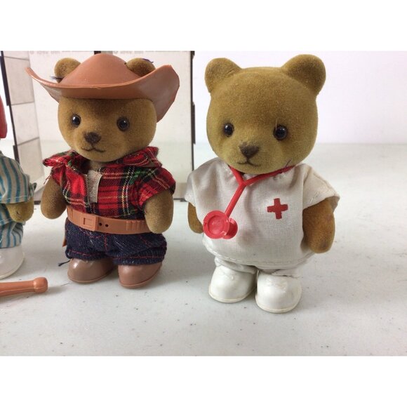 Vintage Teddy Bear Lot with Clothing - Picture 7 of 9